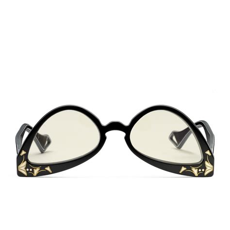 inverted cat eye glasses gucci|gucci 55mm cat eye sunglasses.